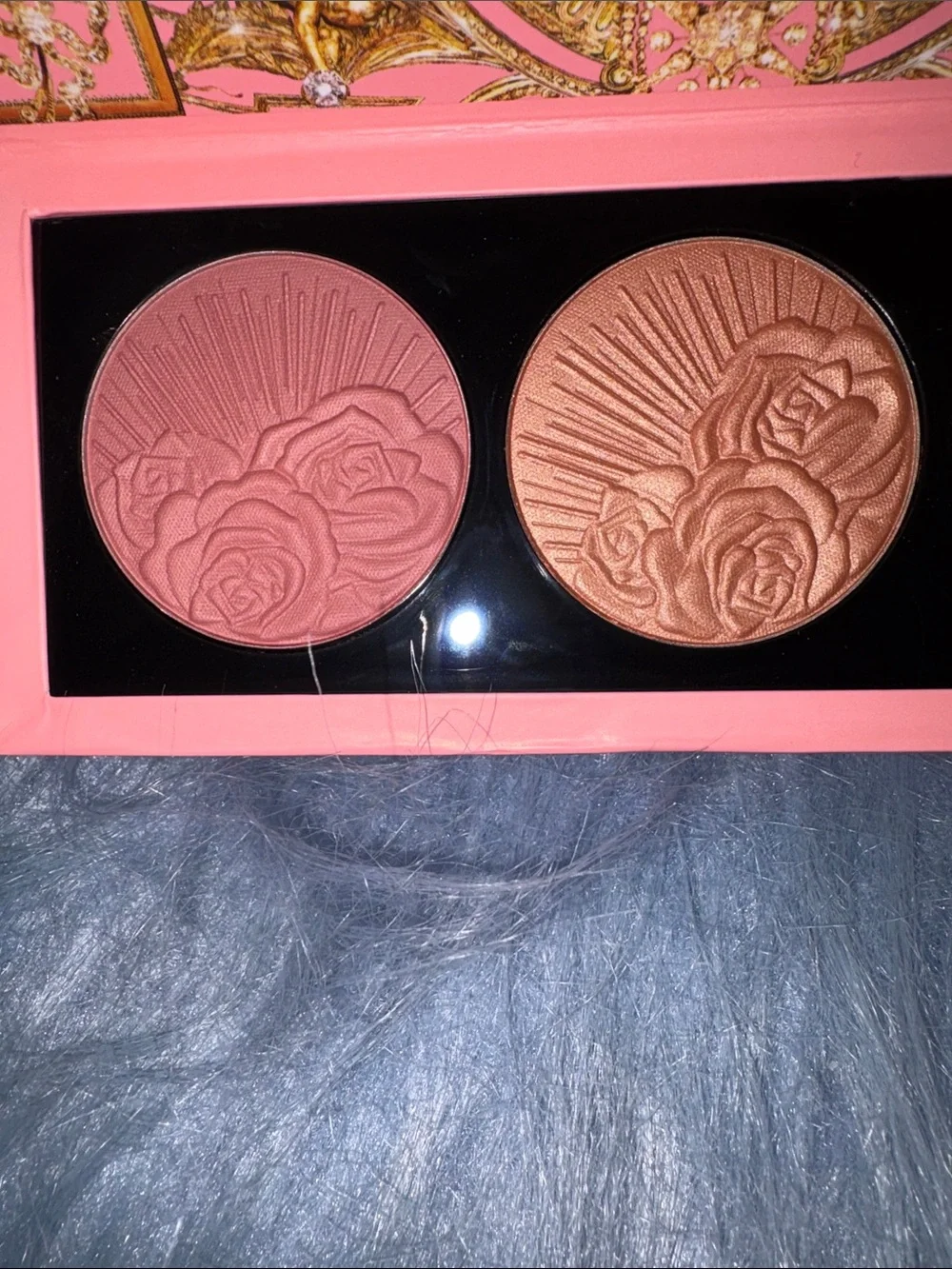 Pat McGrath Labs Divine Blush + Glow Trio Galactic Sun Blush & Highlighter New!!